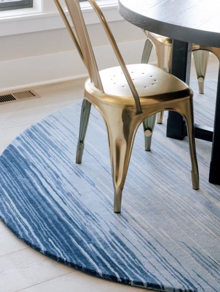 How to Decorate With an Custom Area Rug Over Carpet